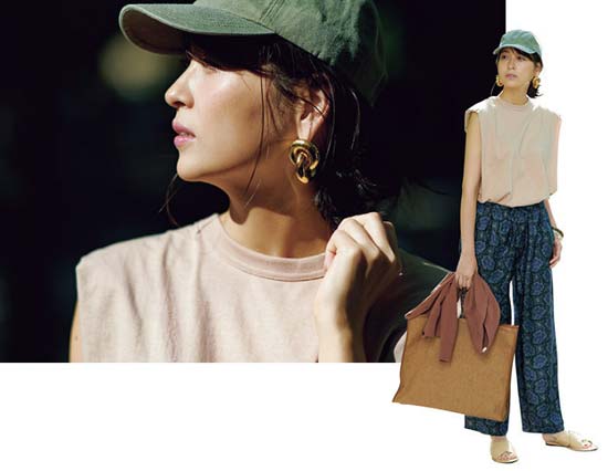 大人キャップコーデ2