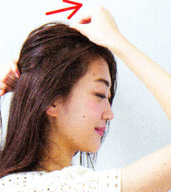 お仕事ハーフアップ3