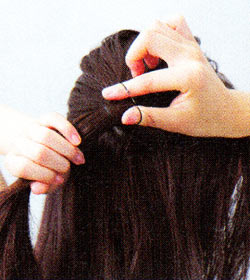 お仕事ハーフアップ