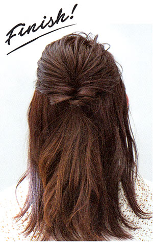 くるりんぱの作り方4