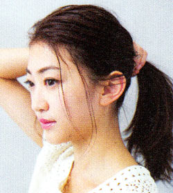 後れ毛の作り方6