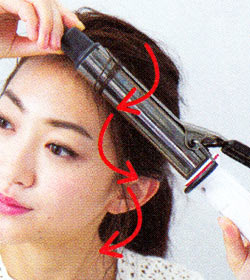 後れ毛の作り方3