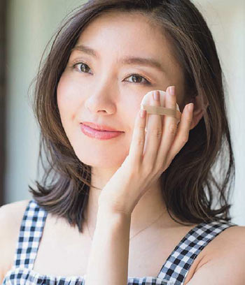 キャンプお直しメイク