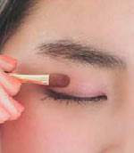 くすみピンクメイク手順