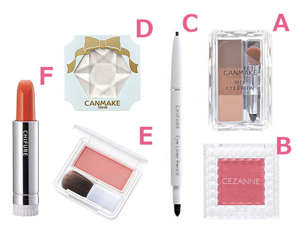 使うメイクアイテム