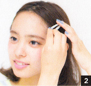 ヘアピン ヘアアレンジ方法3