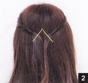 ヘアピン ヘアアレンジ方法9