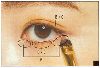 ハーフ顔メイク手順