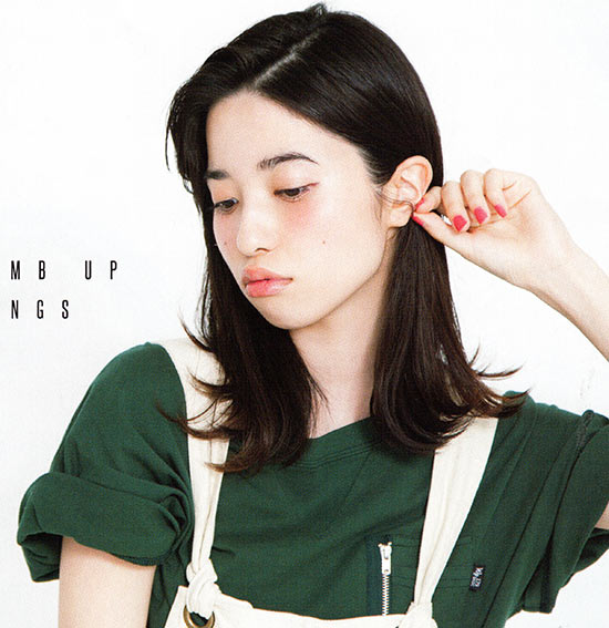 かき上げバング