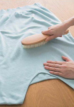 ニット ブラッシング