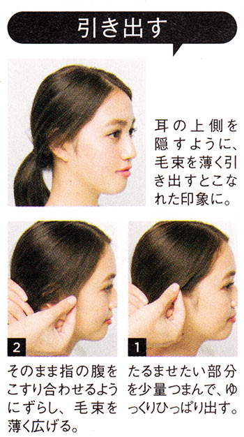 引き出す ヘアアレンジ