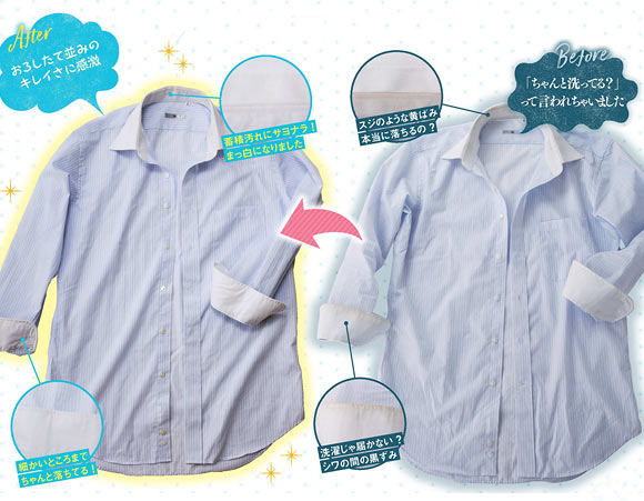 シャツ洗濯 黄ばみ