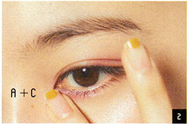 ラベンダーメイク方法2