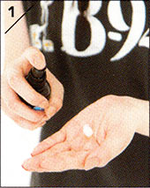 洗いざらし風ウェットヘア1