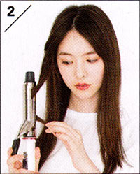 キャップヘアアレンジ2