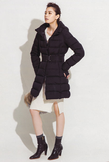 ダウンコート（ベルト付き）