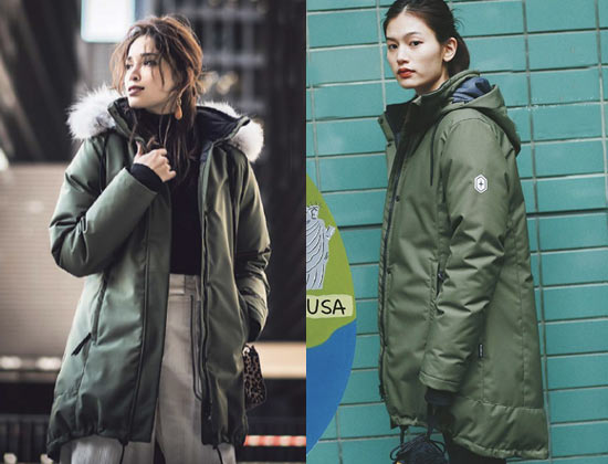 クォーツ ダウンコート