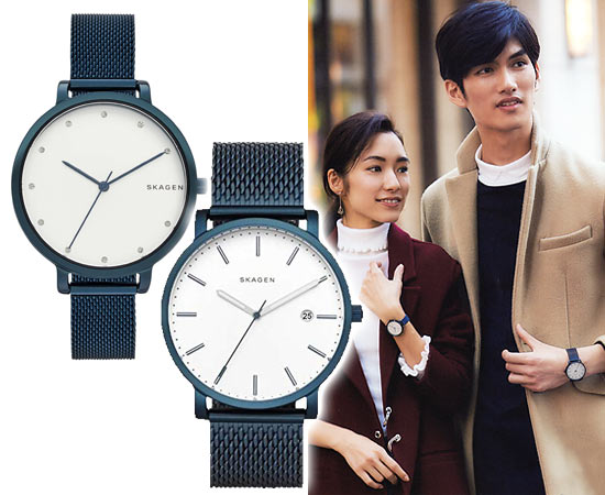 スカーゲン ペアウォッチ