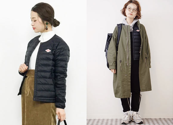 インナーダウン トップス型