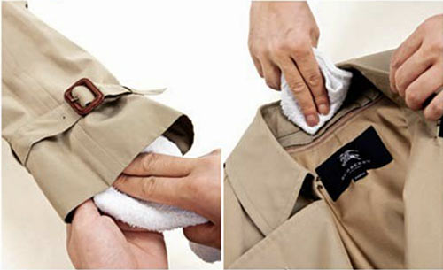 トレンチコート お手入れ