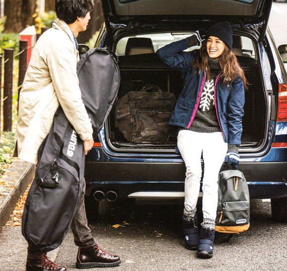 スノーブーツ コーデ3