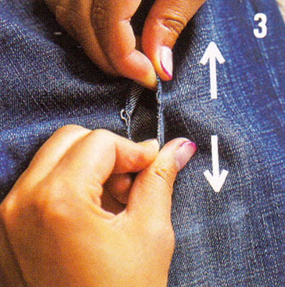 デニム クラッシュ加工3