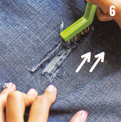 デニム クラッシュ加工6