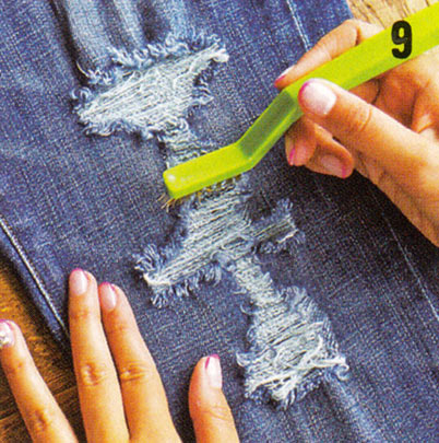 デニム クラッシュ加工9