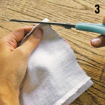 デニム 裾カットオフ