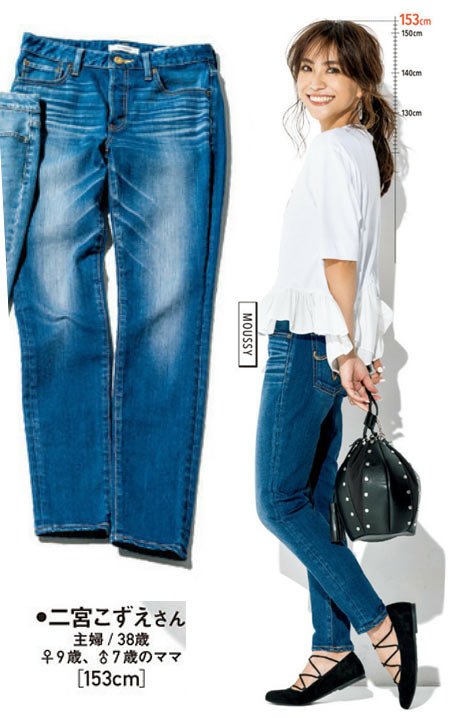 低身長 デニム