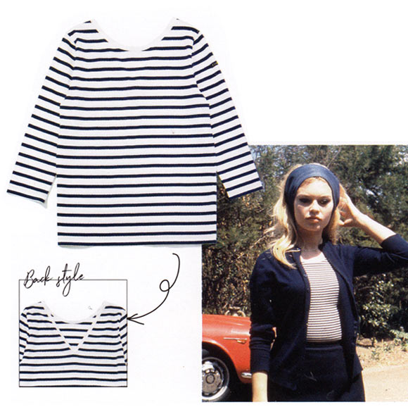 ルミノア ボーダーＴシャツ