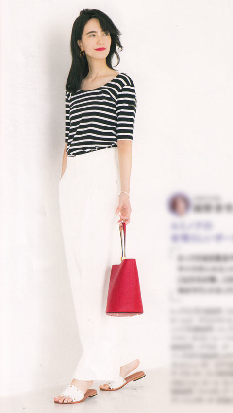 ルミノア ボーダーＴシャツ