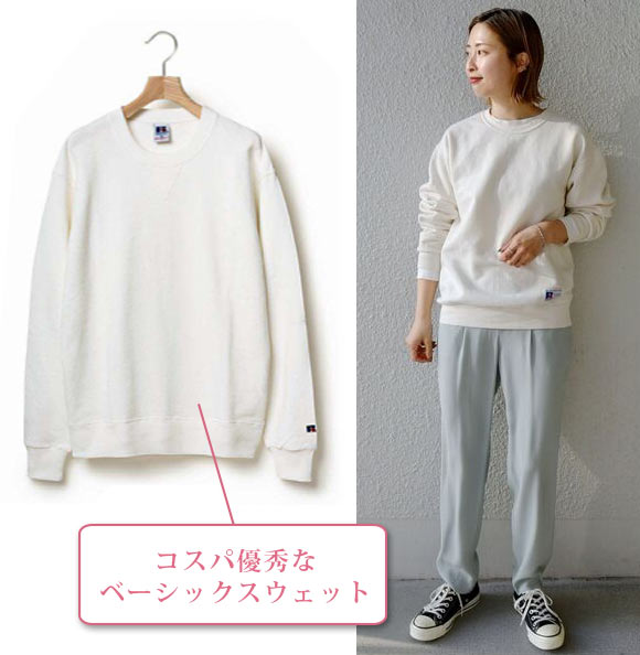 ラッセルアフレチック スウェット