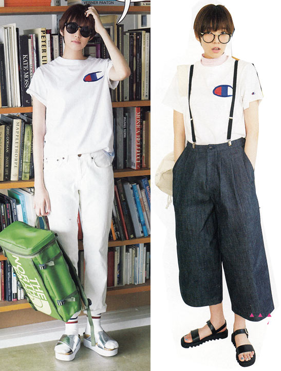 チャンピオン 着こなし