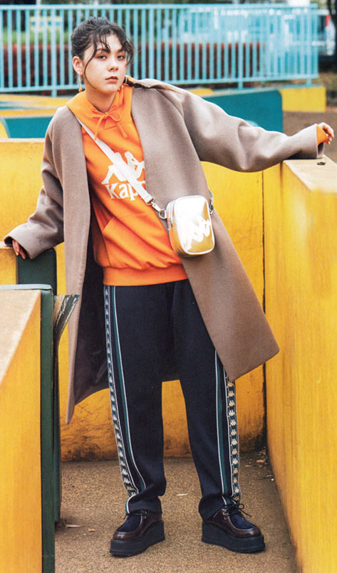 カッパ 着こなし