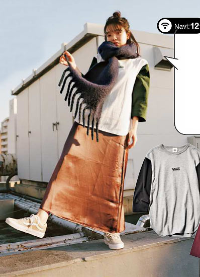 ヴァンズ コーデ