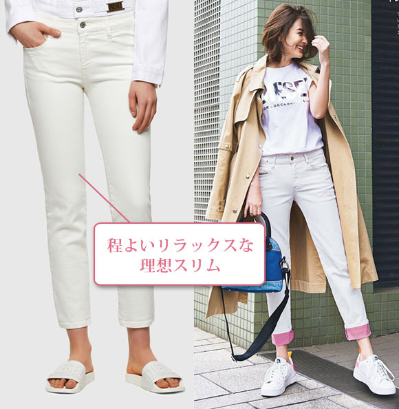 ディーゼル 白デニム