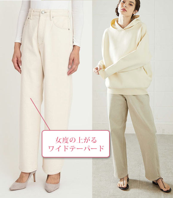 ヤヌーク ホワイトデニム3