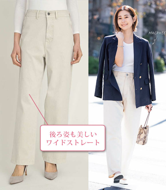 ヤヌーク 白デニム4