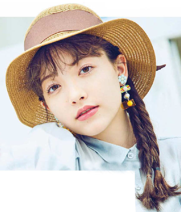 バケットハット ヘアアレンジ