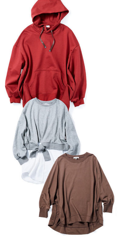 女性 スウェットコーデ3