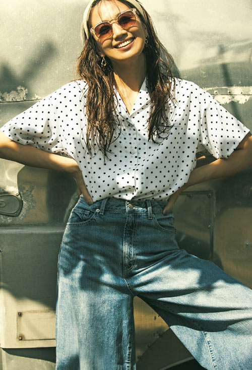 GU サングラスコーデ