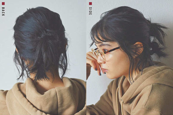 めがね ヘアスタイル