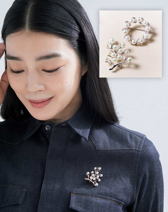 ミキモト ブローチ