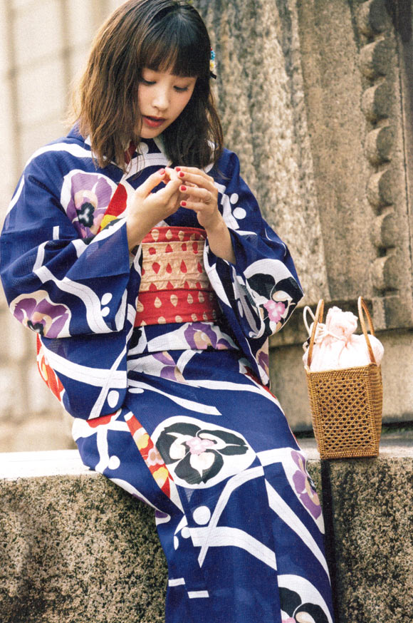 大人かわいい浴衣