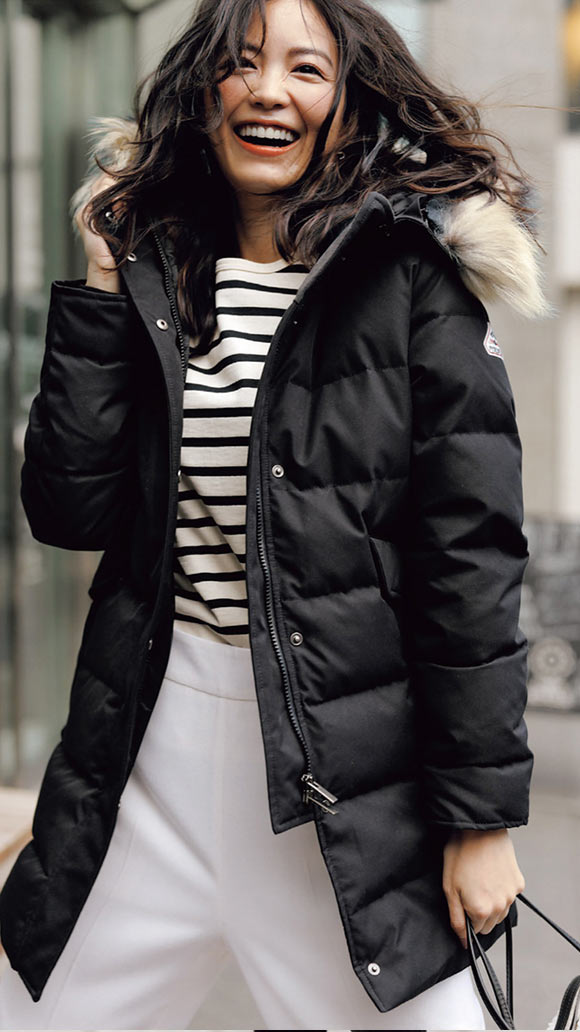 ピレネックス女性 着こなし