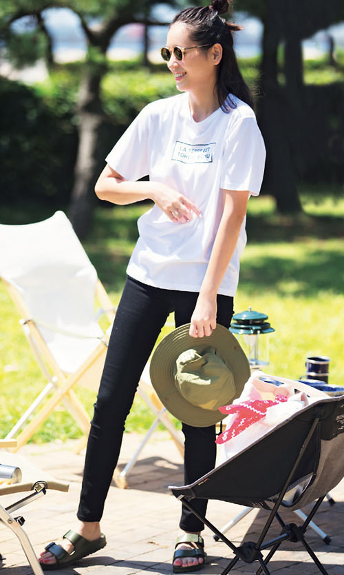 ビルケンシュトック 女性コーデ