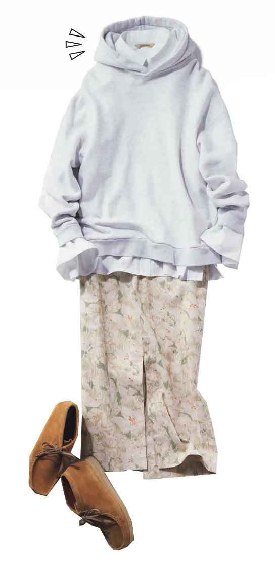 パーカ きれいめコーデ2