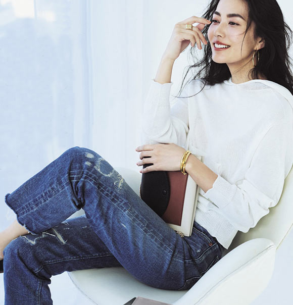 デニムに合うメイク