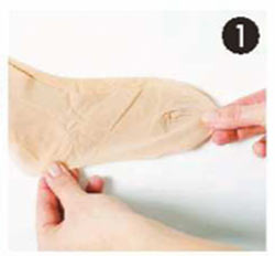 ストッキング収納方法